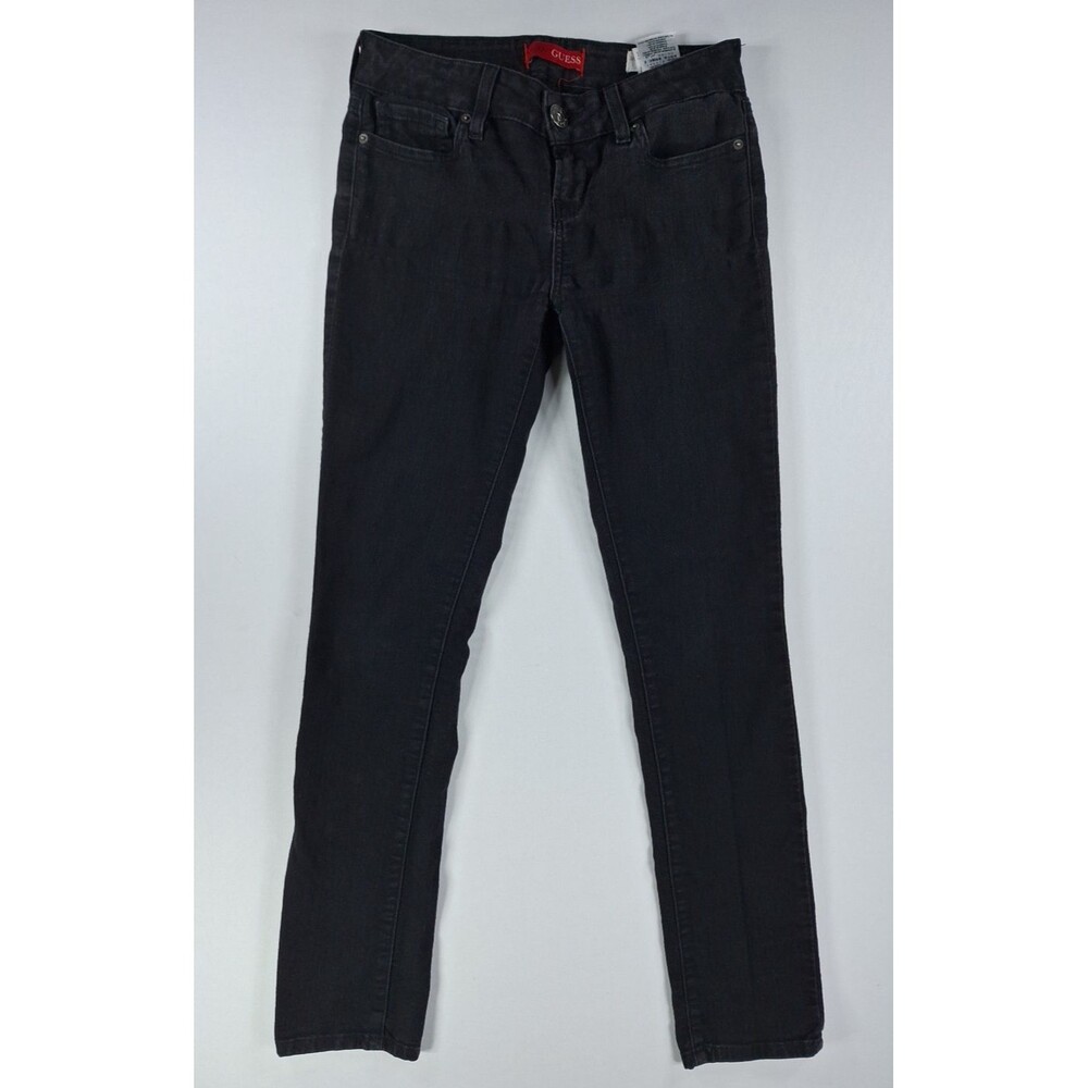 Guess Jeans Sarah Medium Rise Skinny Size 29 Women’s Black Denim Jeans Dark Wash